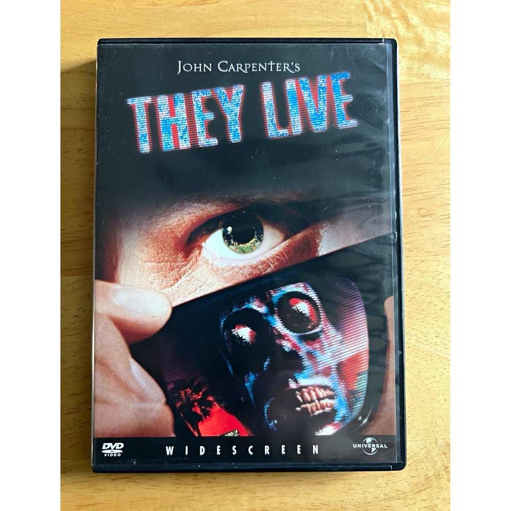 They Live (DVD, 1988) John Carpenter Widescreen Captioned Universal